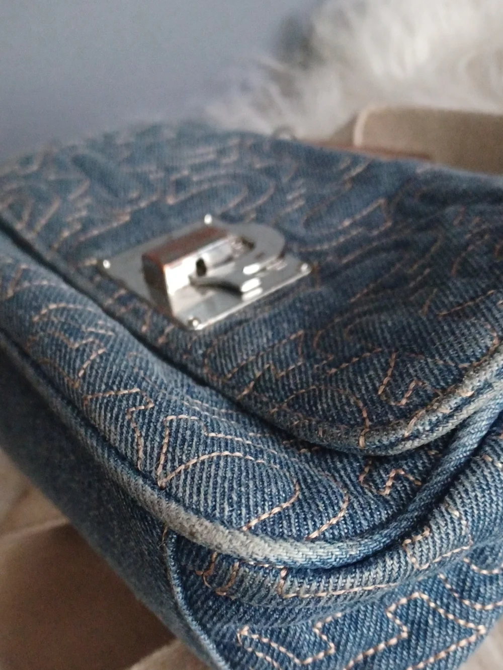 True Religion  Signature Denim Crossbody